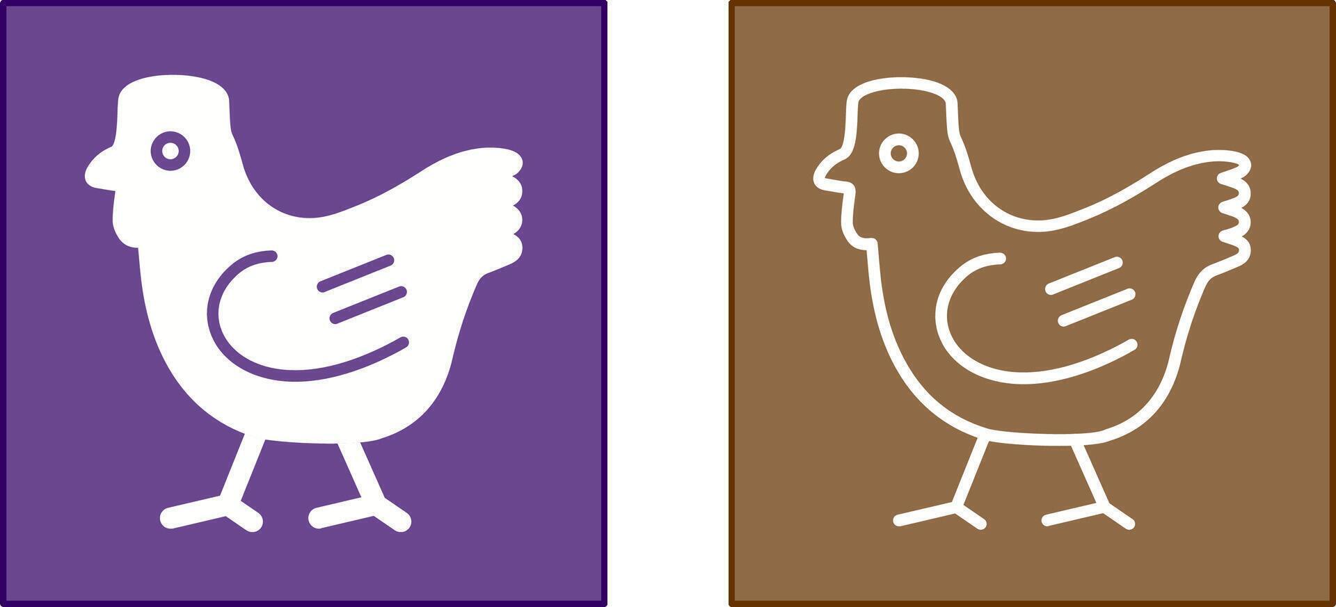 Poultry Icon Design vector