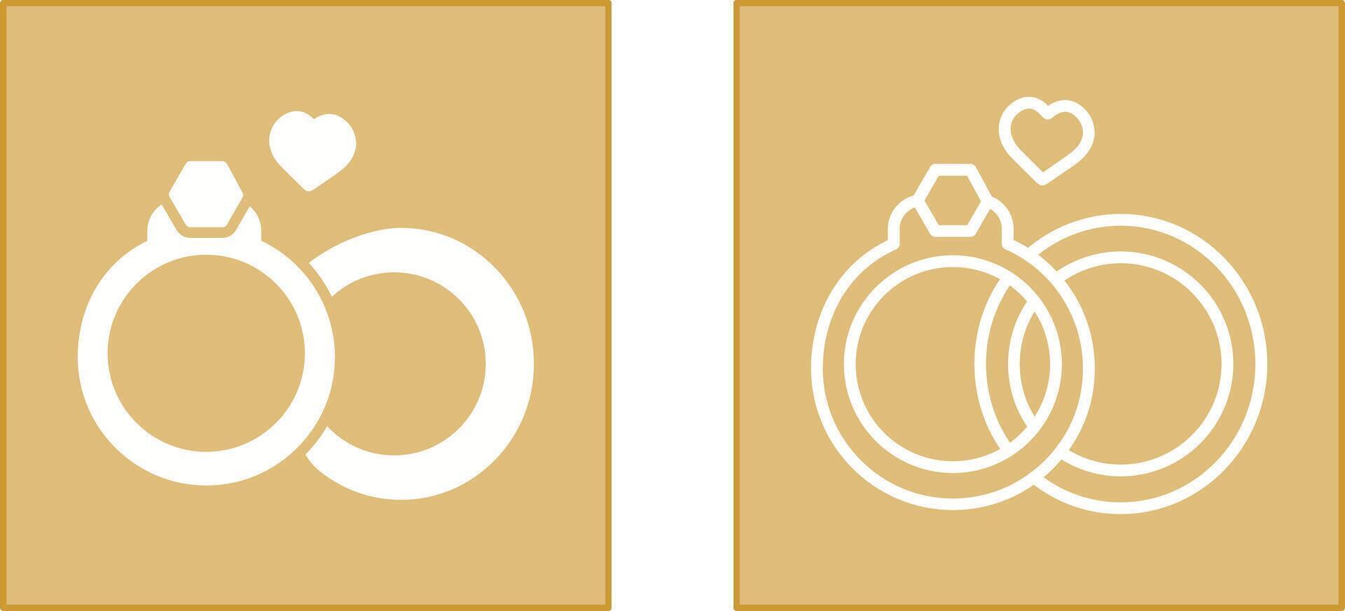 matrimonio icono diseño vector