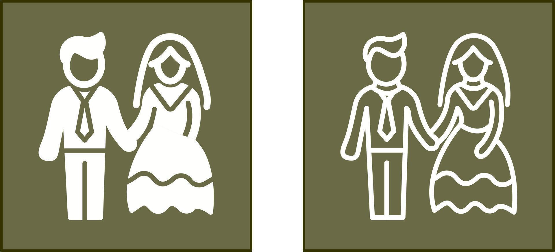 diseño de icono de pareja vector