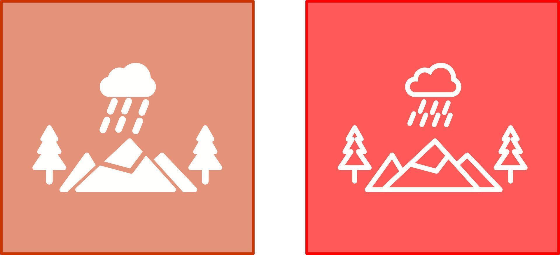 Mountain Icon Design vector