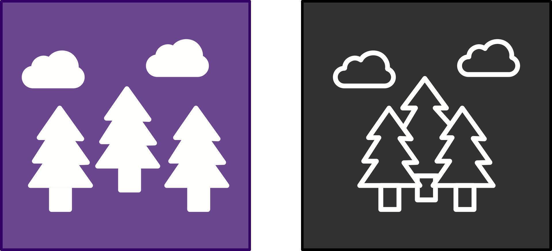 Forest Icon Design vector