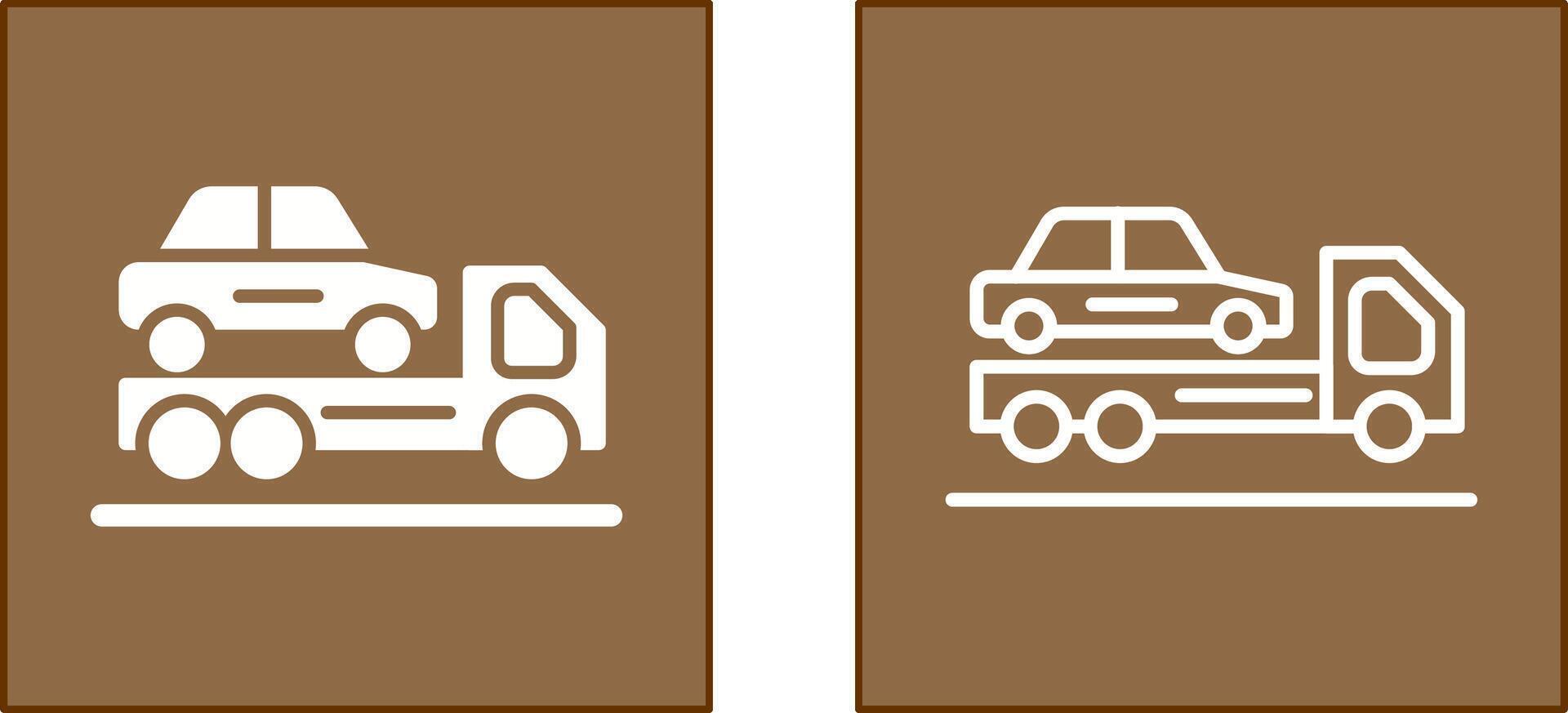 Trailer Icon Design vector