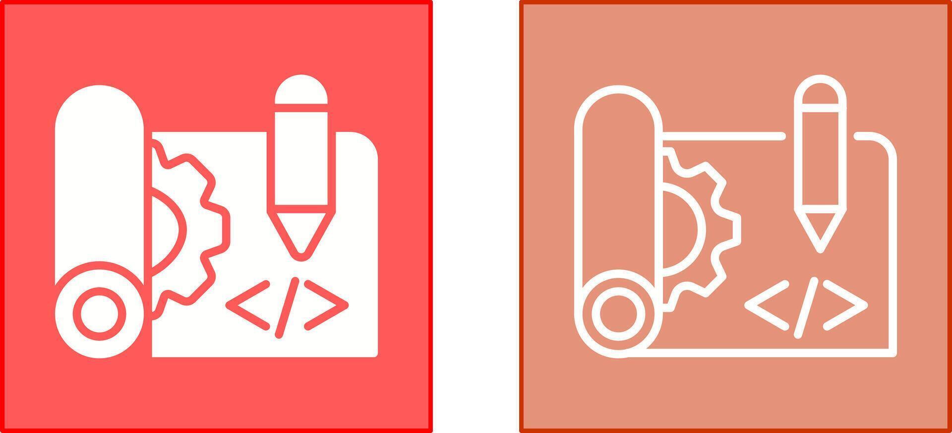 planos icono diseño vector