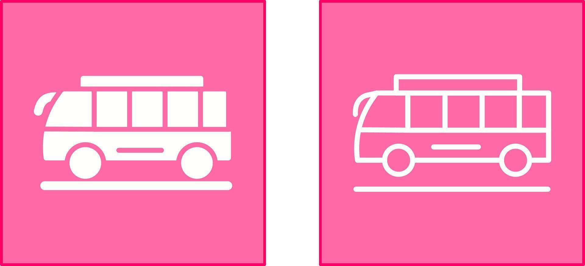 Bus Icon Design vector