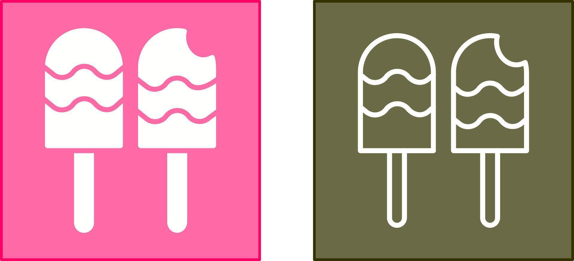 Popsicle Icon Design vector
