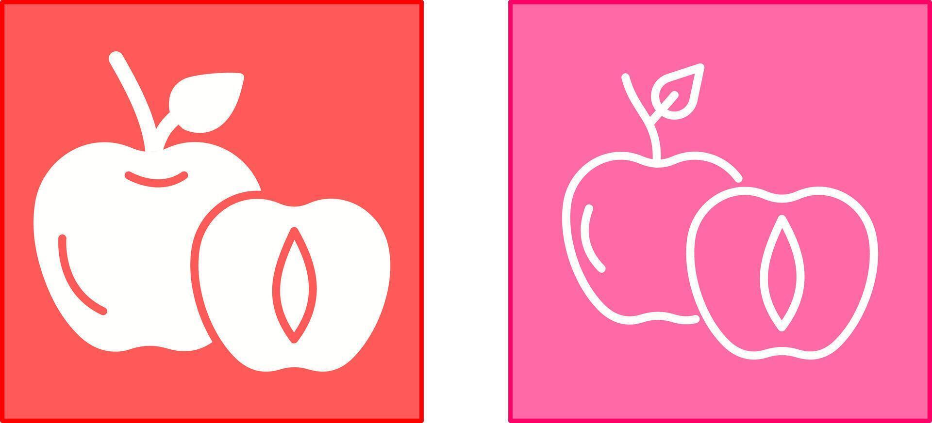 Apricot Icon Design vector