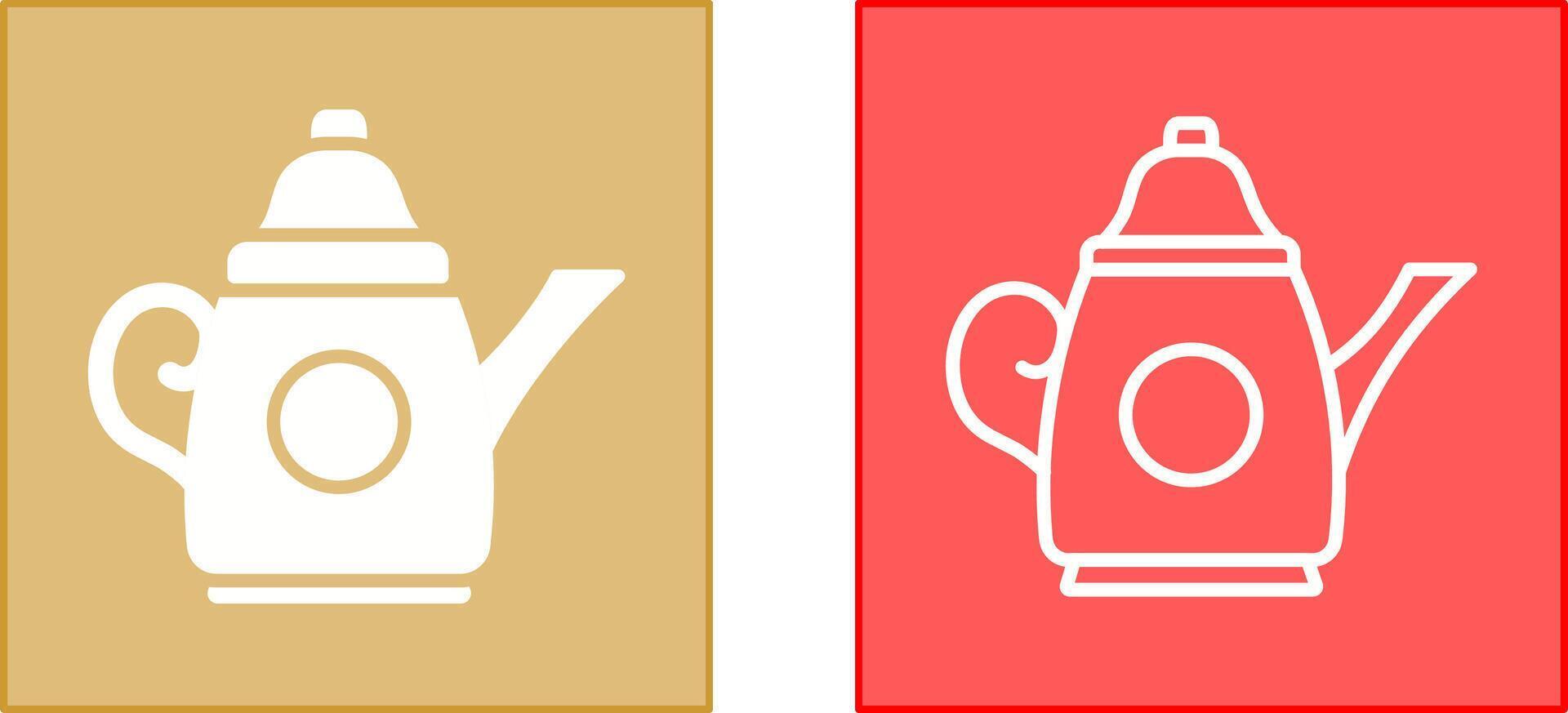 Teapot Icon Design vector