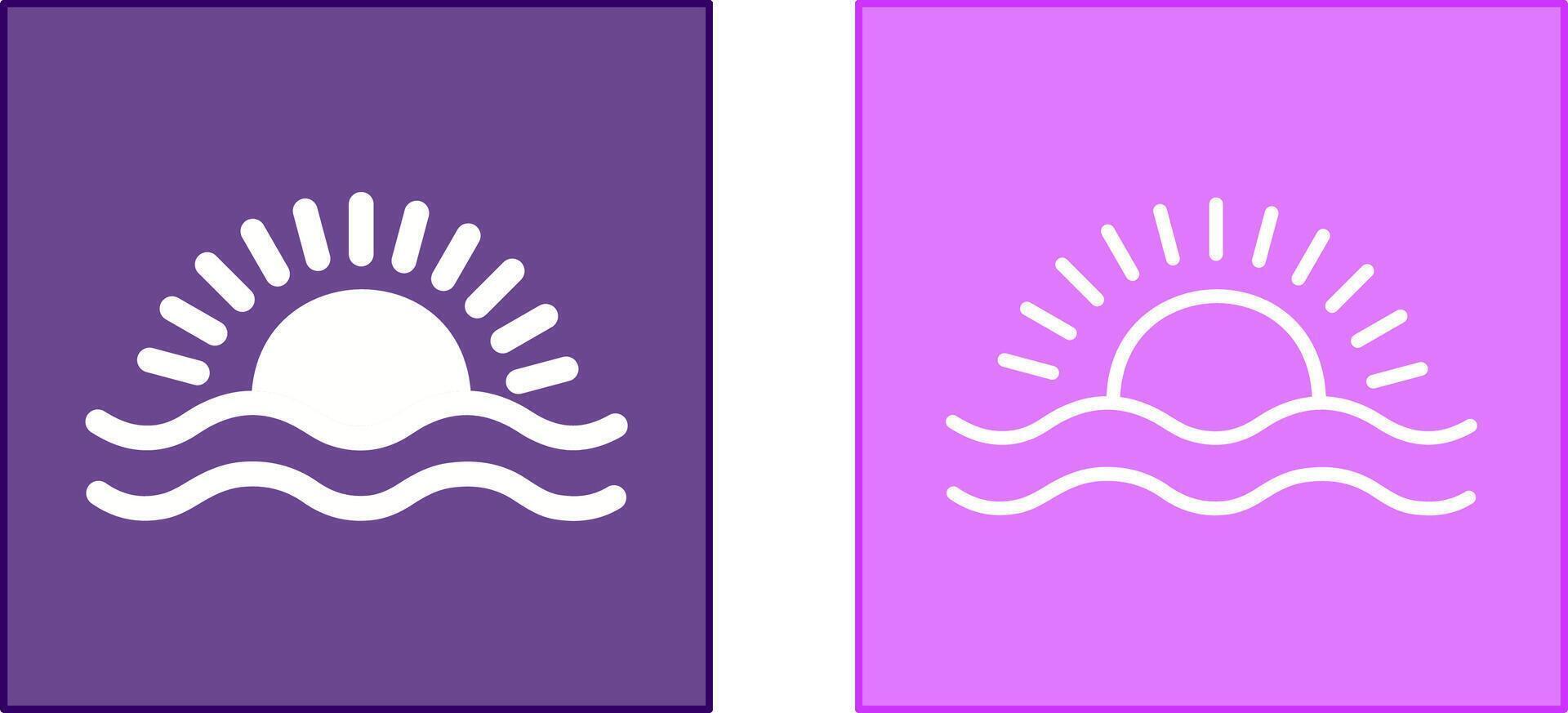 Sunrise Icon Design vector