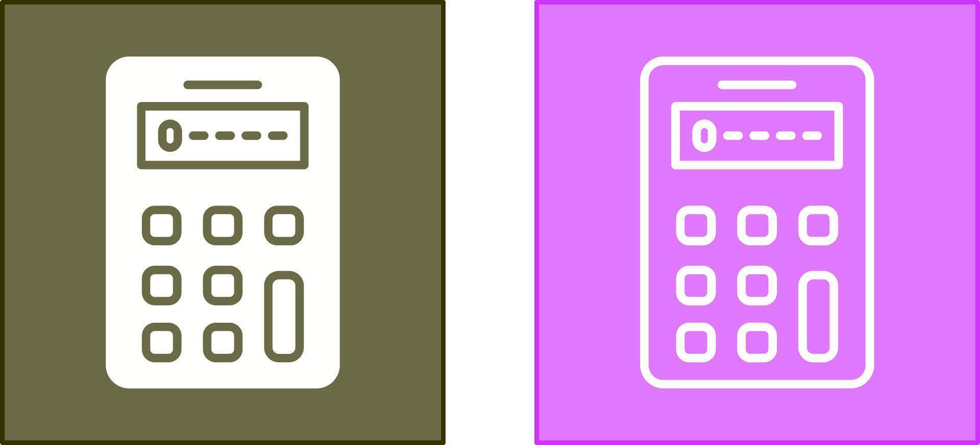 Calculator Icon Design vector