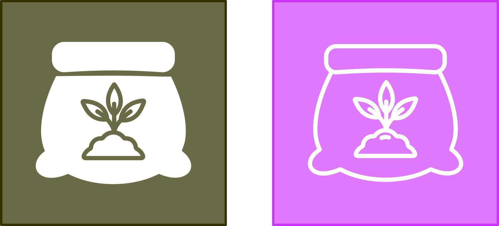 Sack Icon Design vector