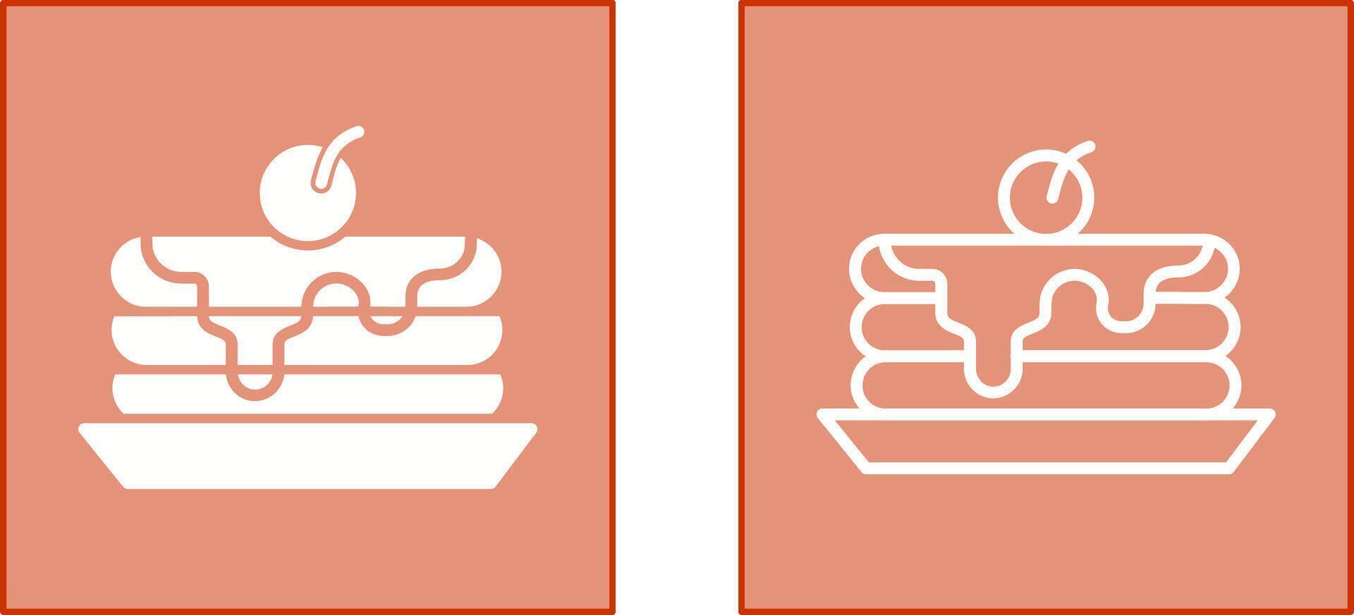 Pancake Icon Design vector