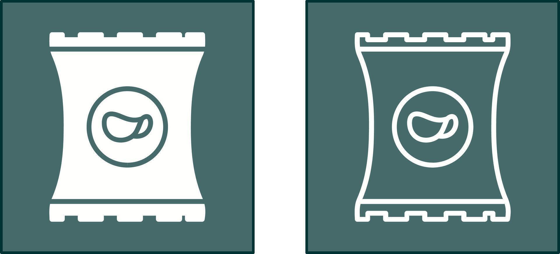 Chips Icon Design vector