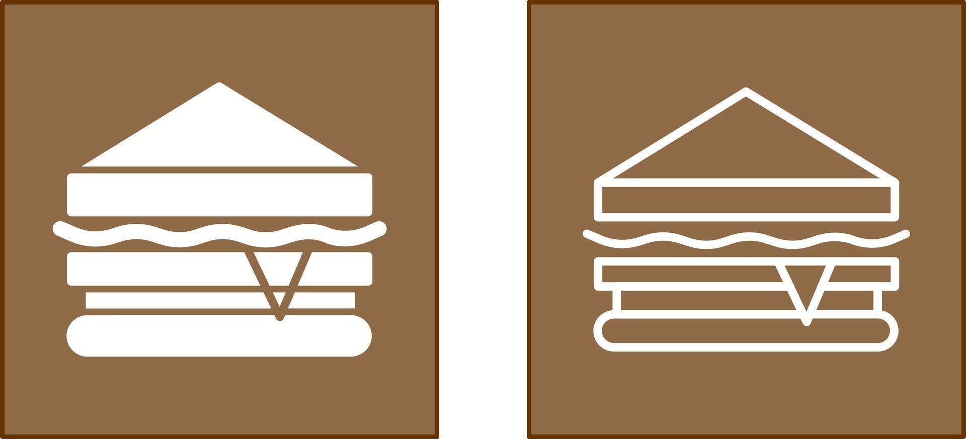 Sandwich Icon Design vector