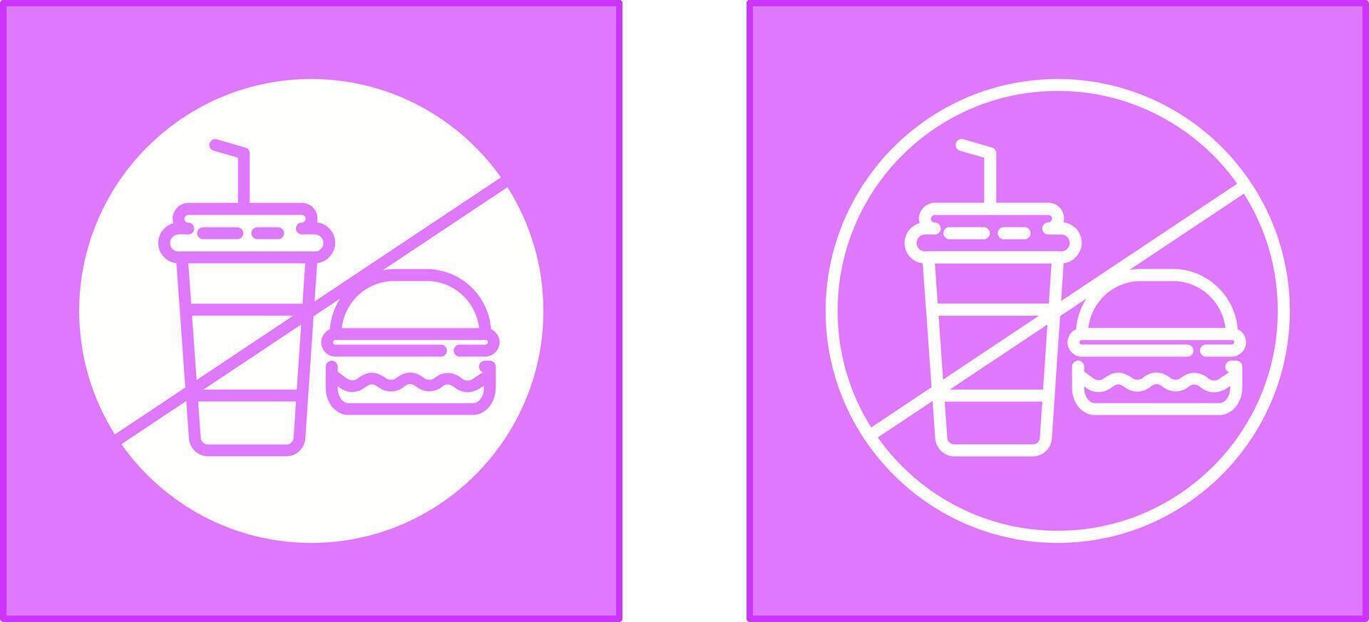 sin diseño de icono de comida vector