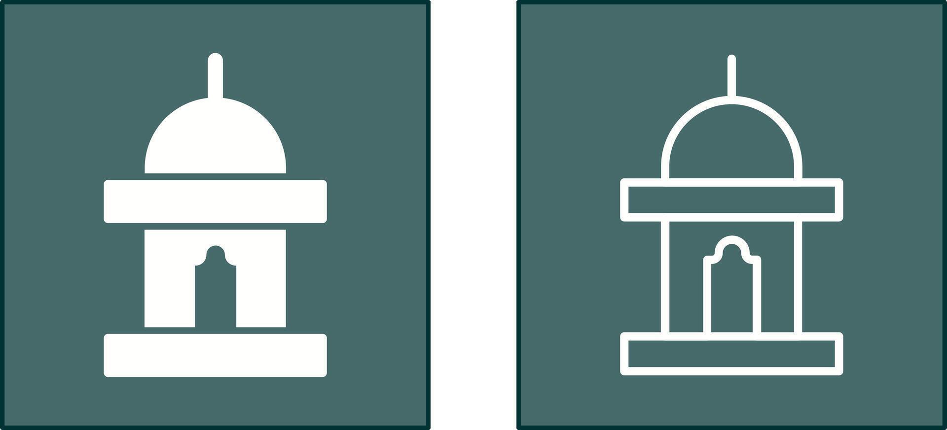 Mimbar Icon Design vector