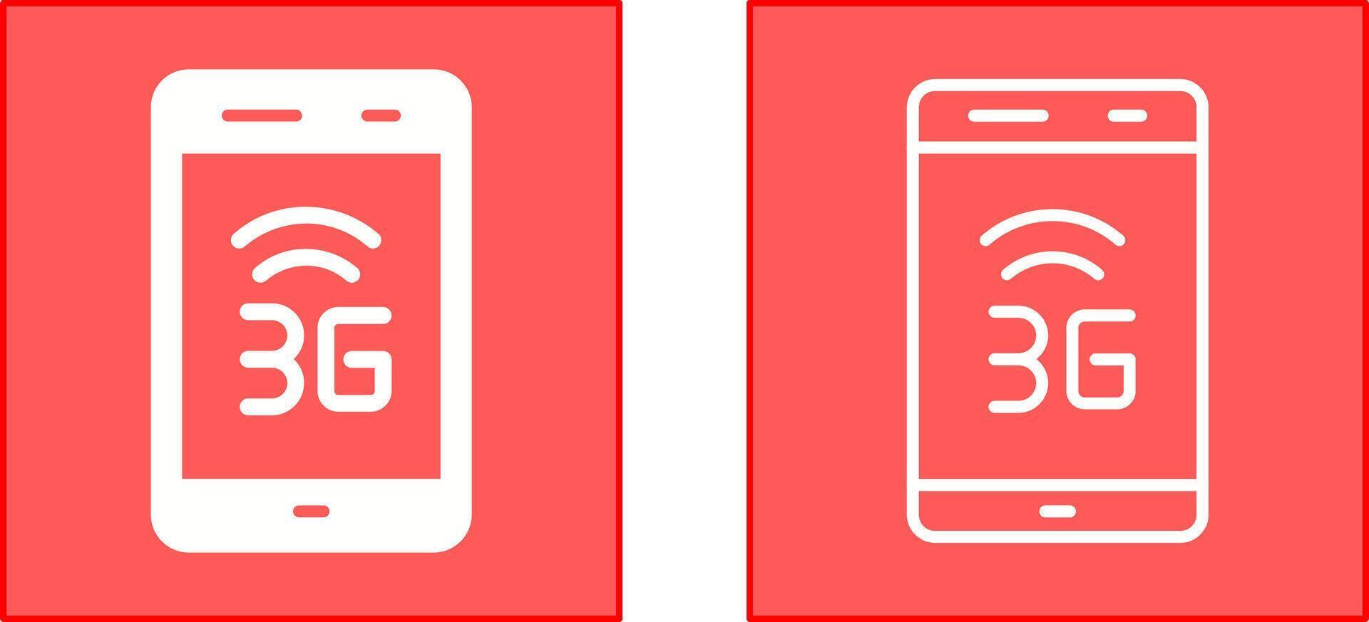 3G Icon Design vector