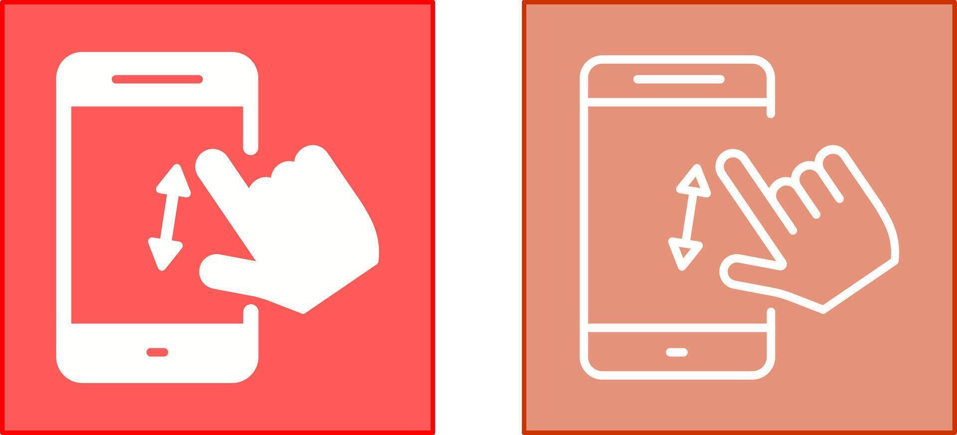 Swipe Icon Design vector
