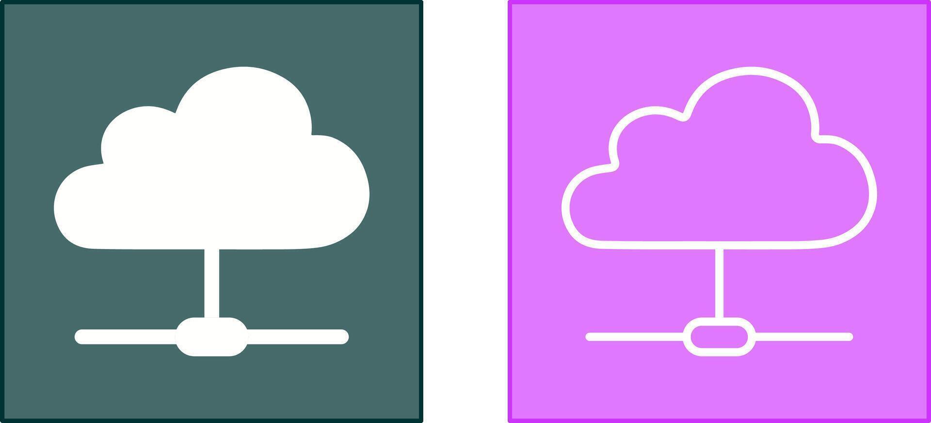 Cloud Icon Design vector