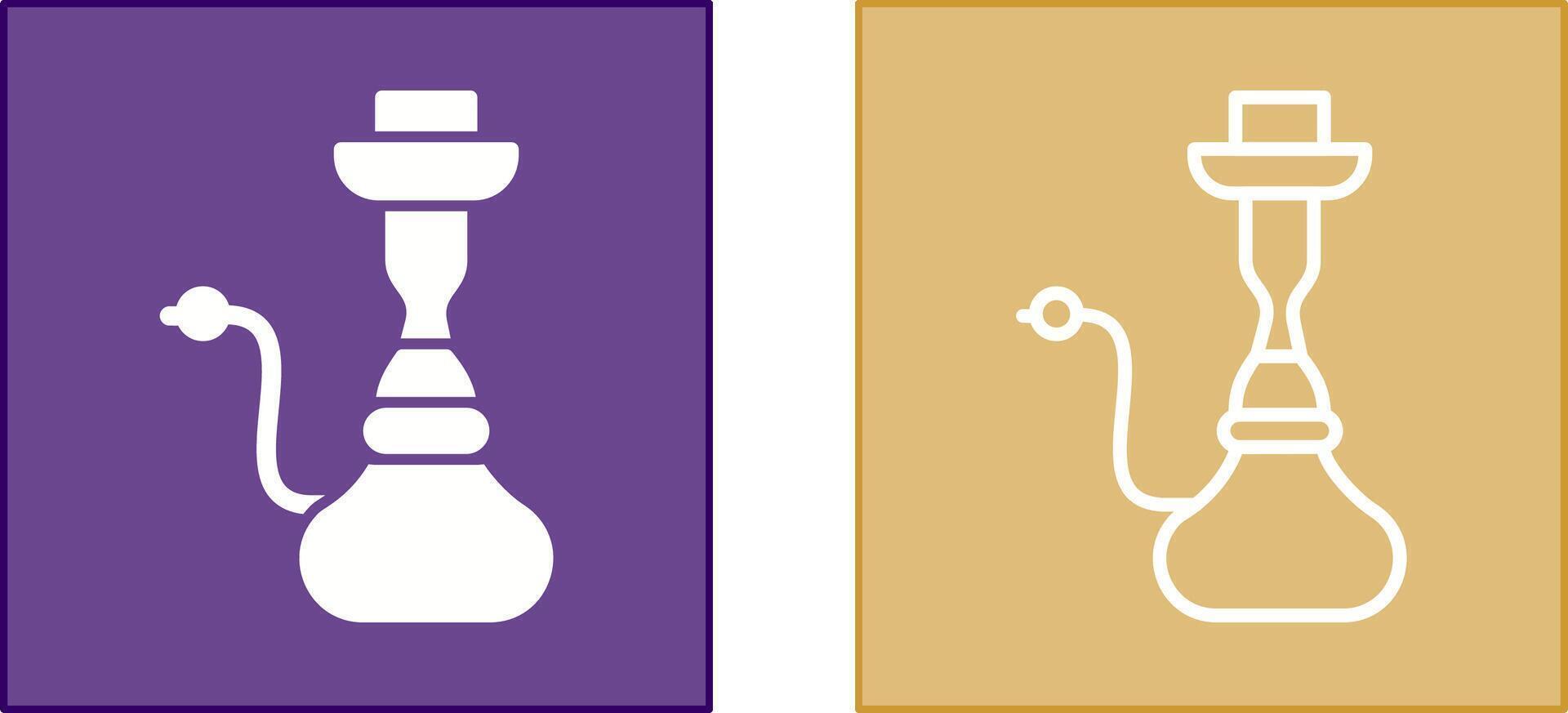 Shisha Icon Design vector