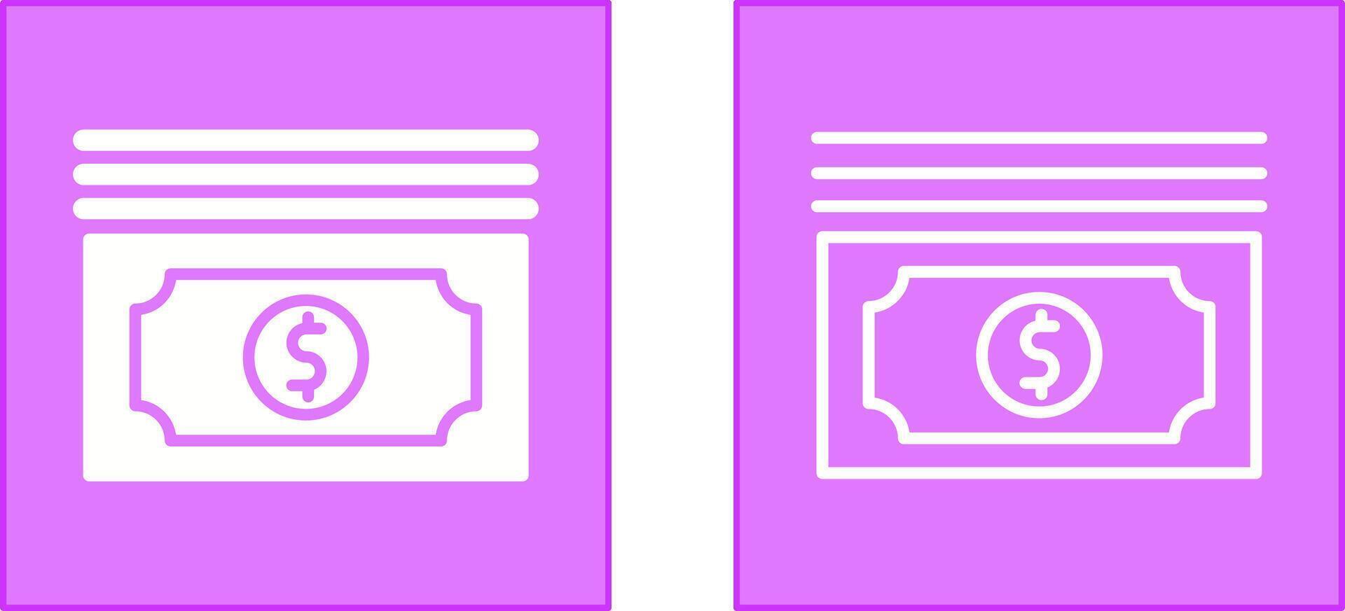 Money Icon Design vector