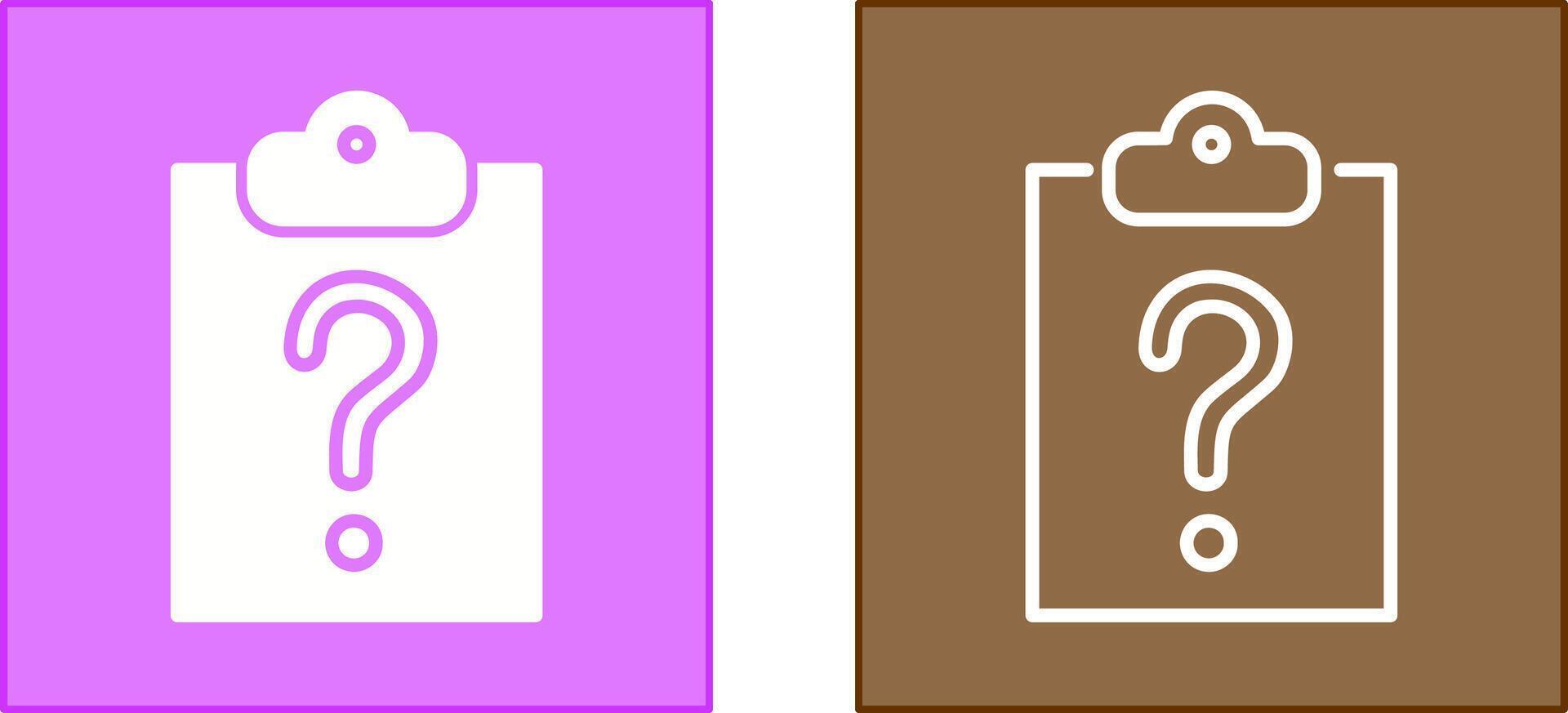 Question Icon Design vector