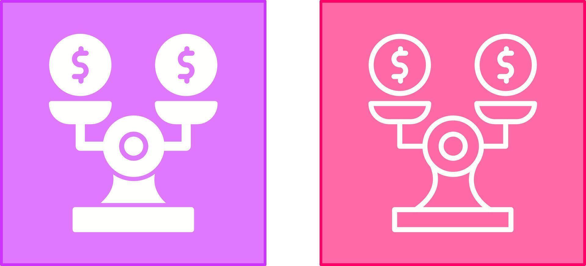 Balance Icon Design vector