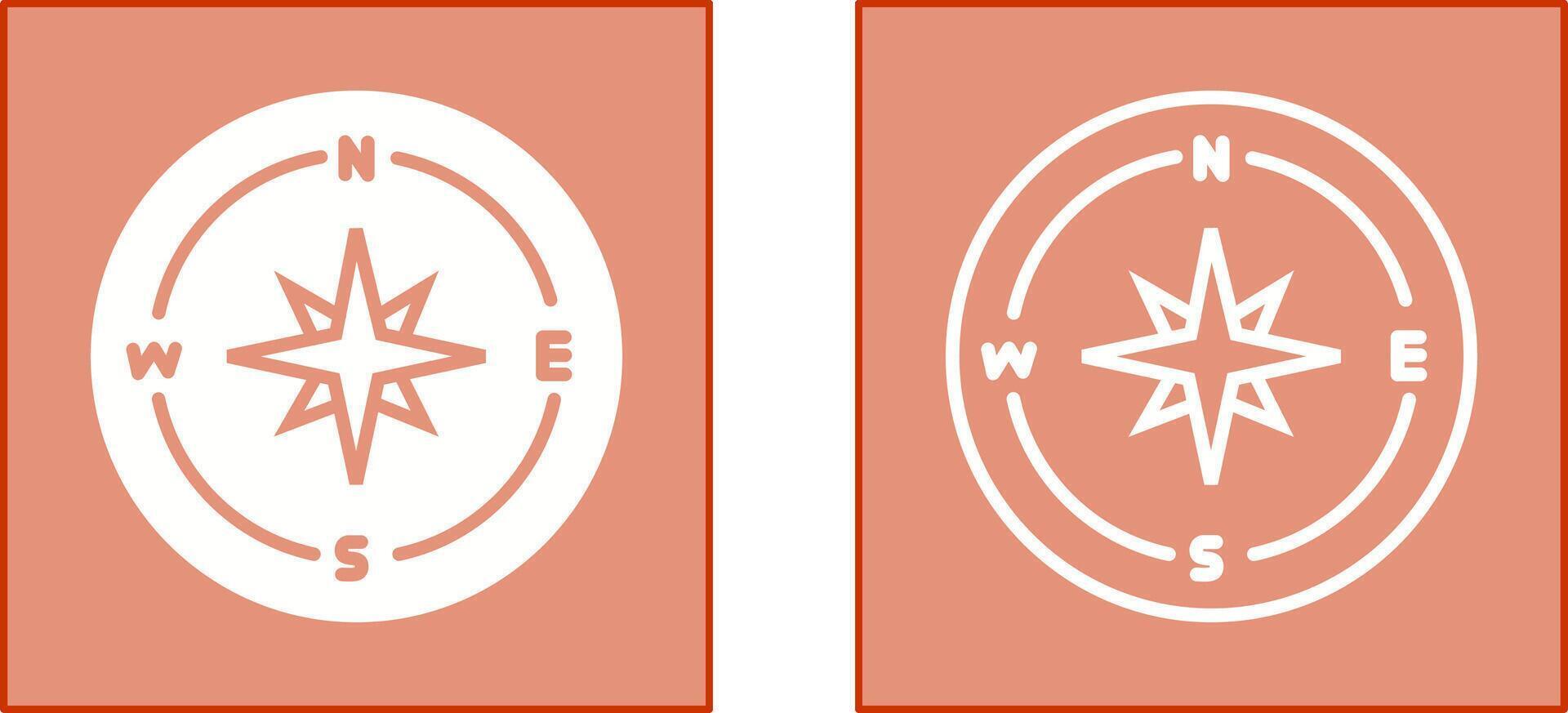 Compass Icon Design vector