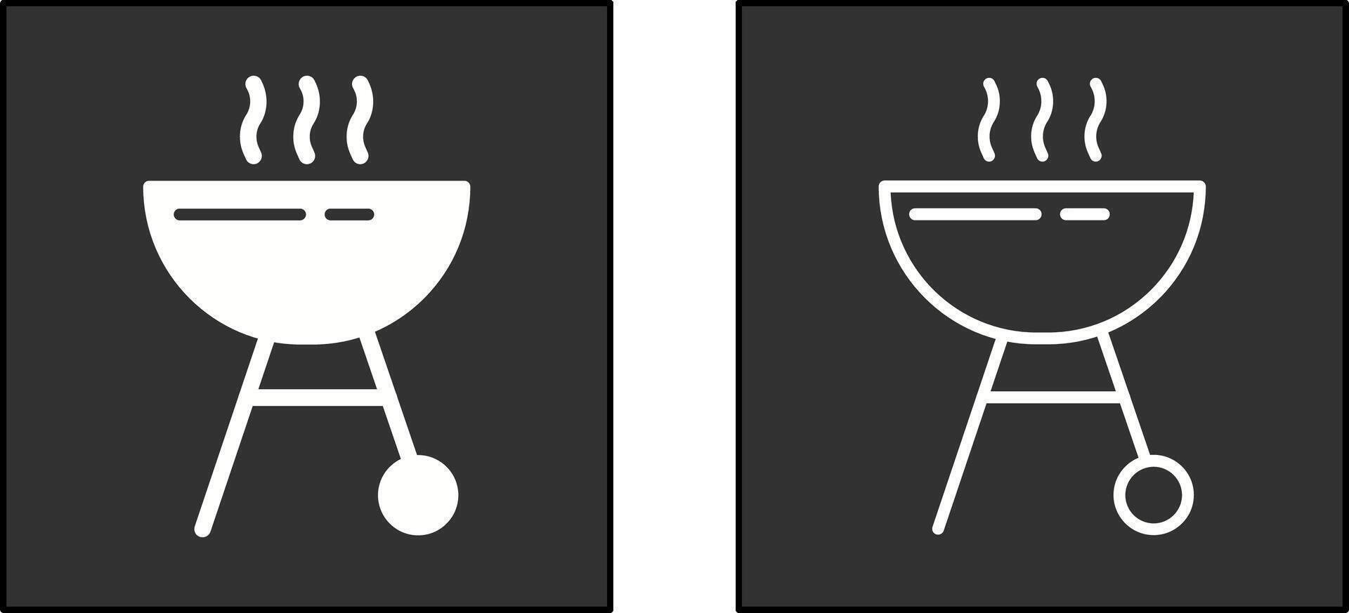 diseño de icono de parrilla vector