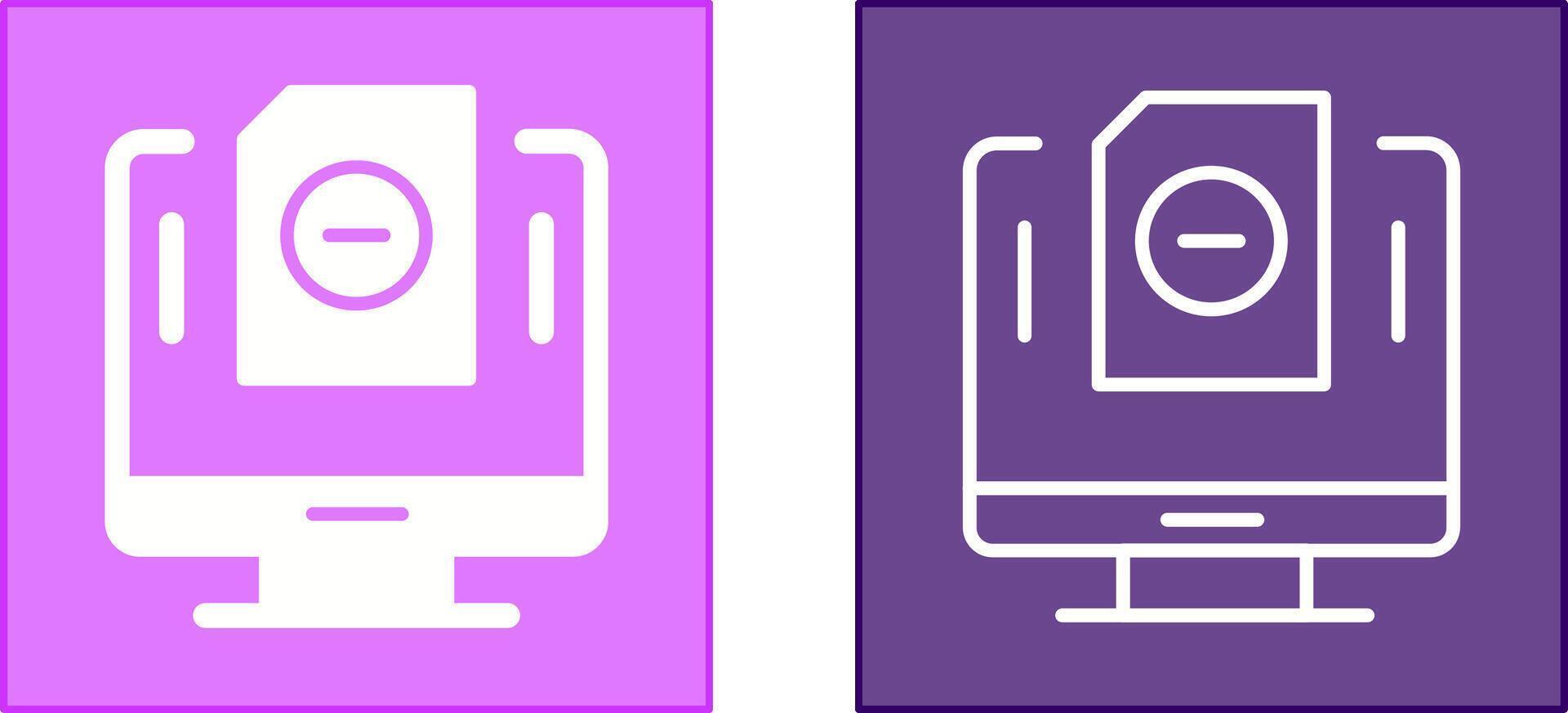 Minus Icon Design vector