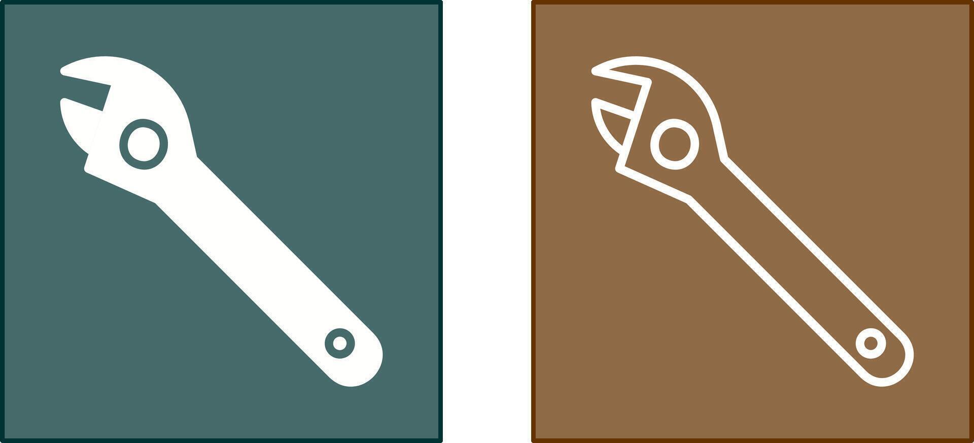 Wrench Icon Design vector