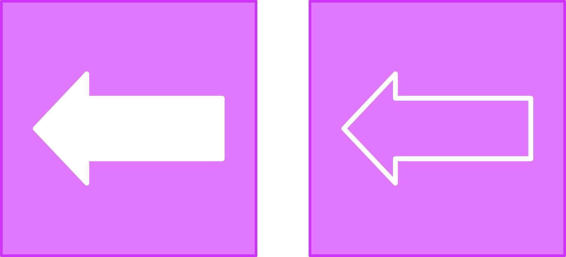 Left Icon Design vector