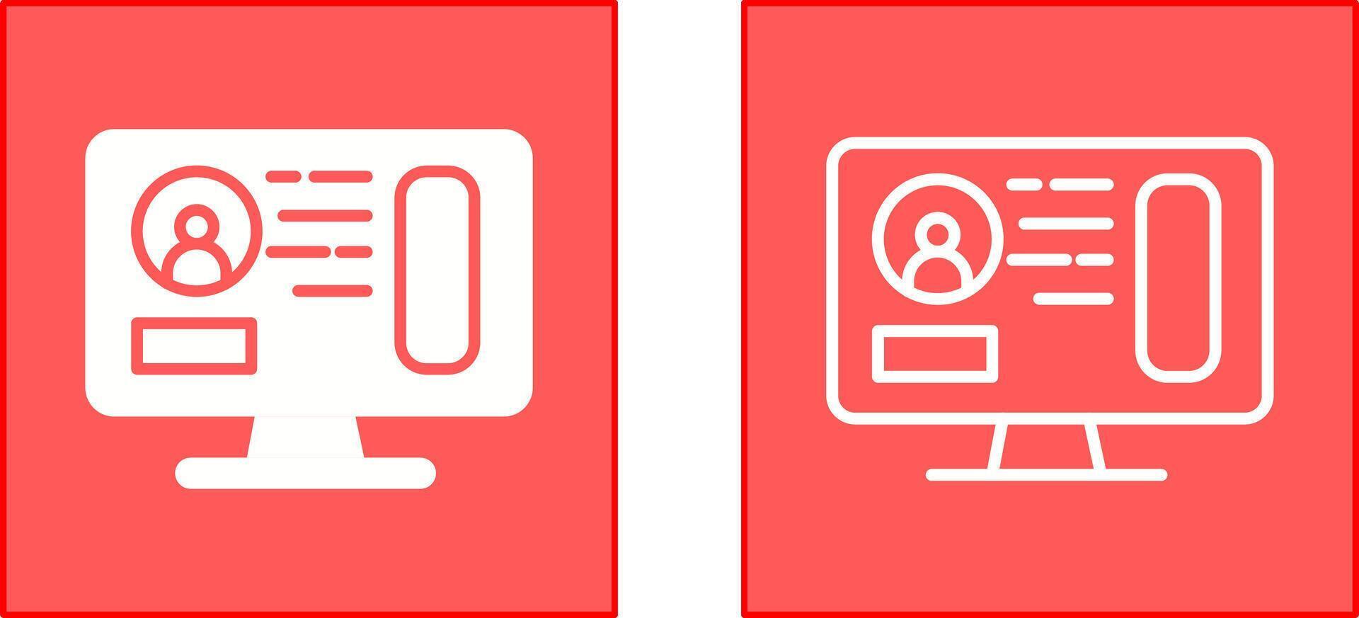 Profile Icon Design vector