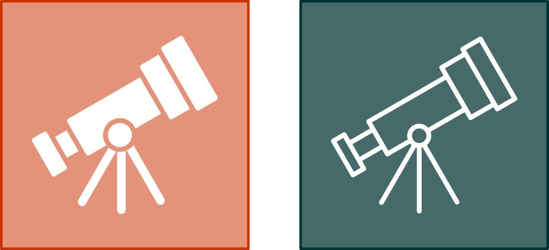 Telescope Icon Design vector