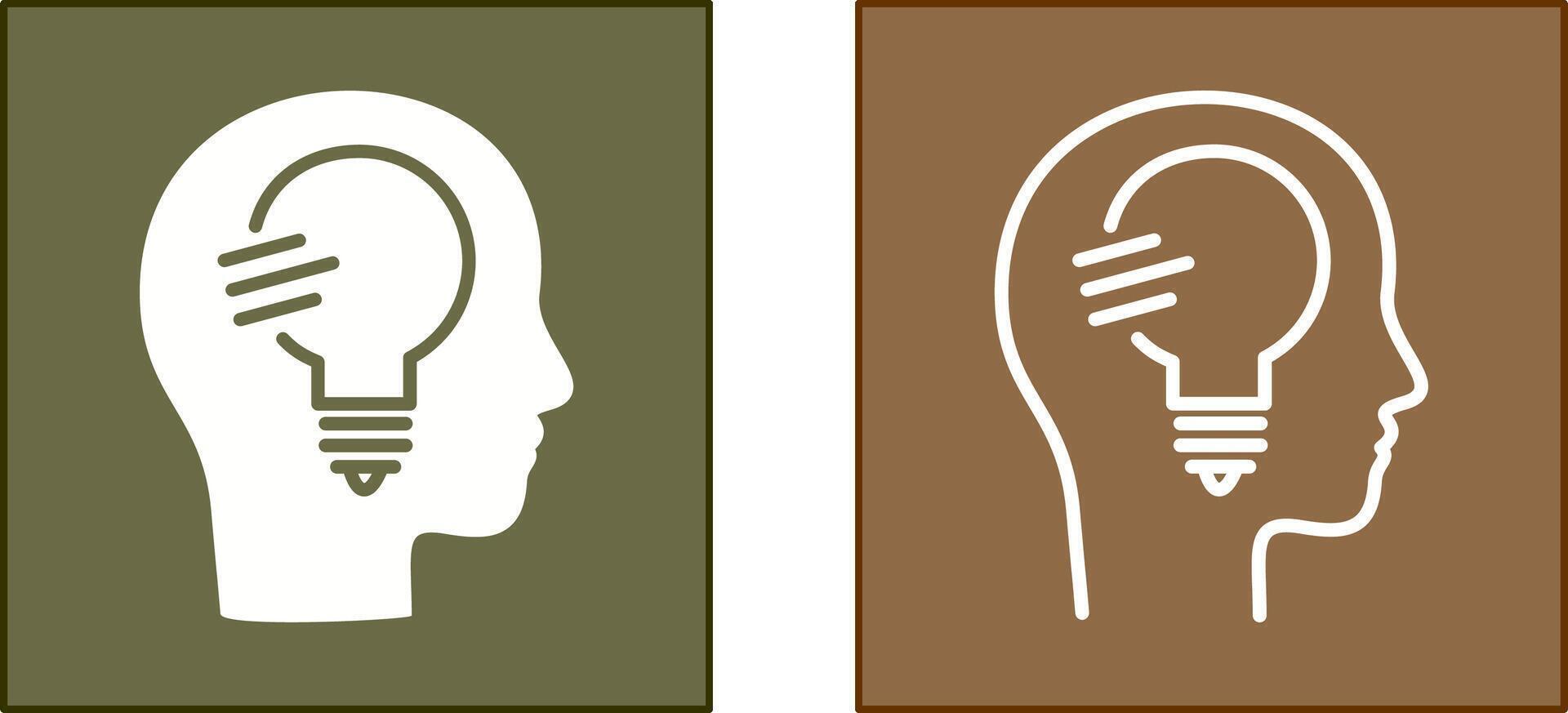 Thinking Icon Design vector