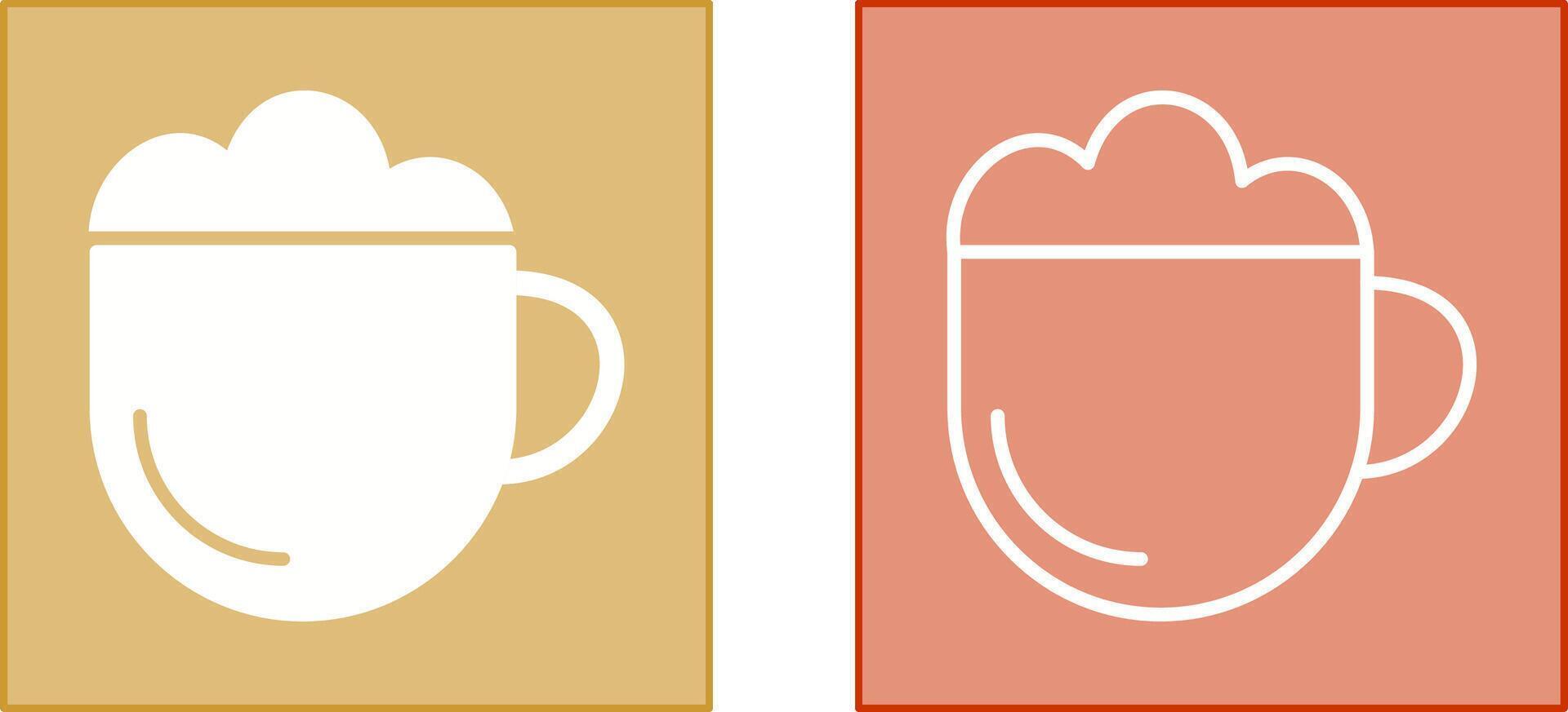 Cappuccino Icon Design vector