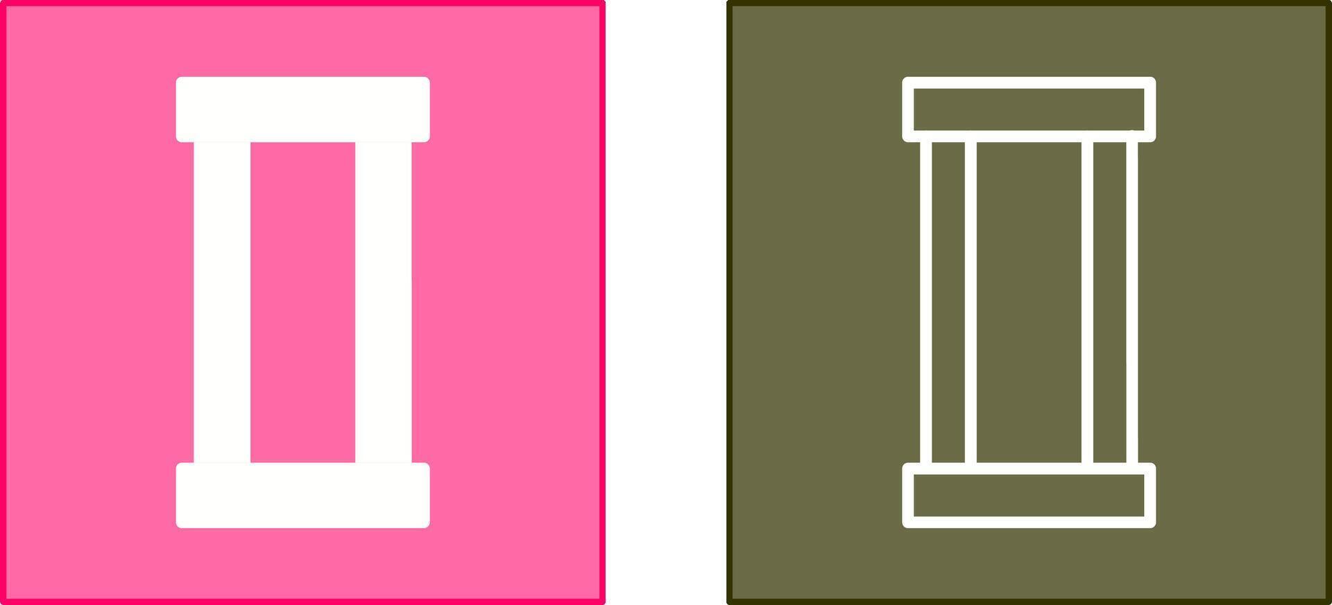 Column Icon Design vector