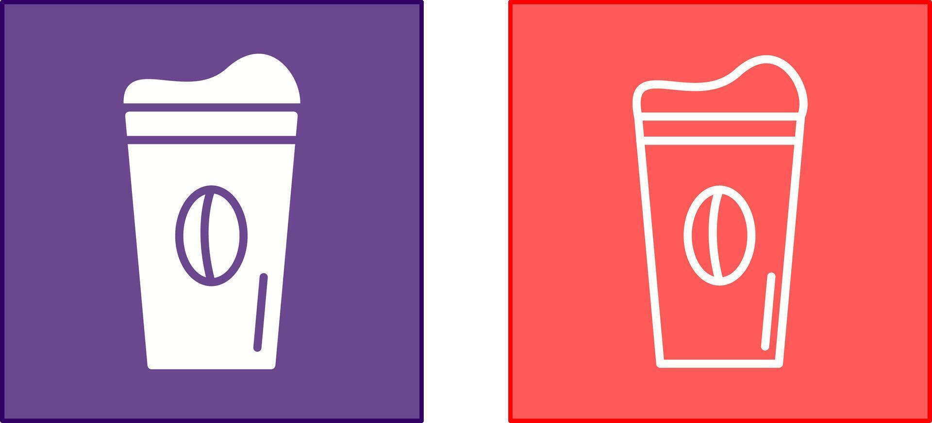 Latte Icon Design vector