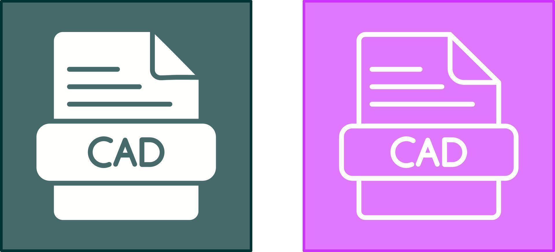 CAD Icon Design vector