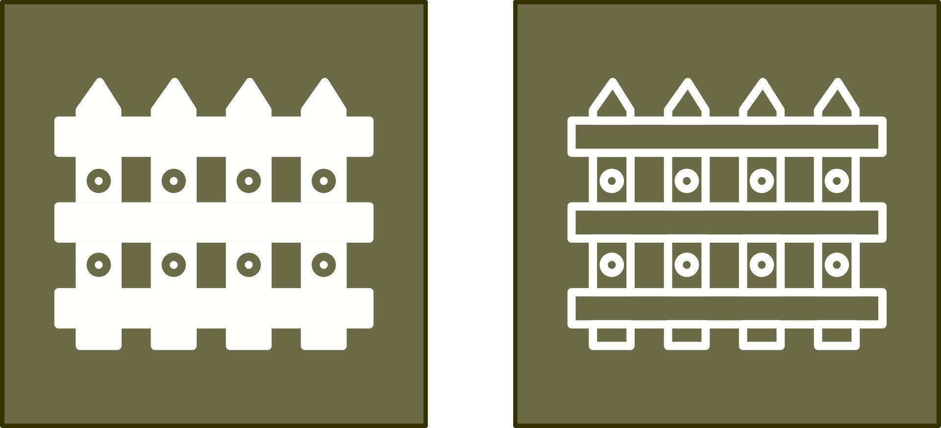 Fence Icon Design vector