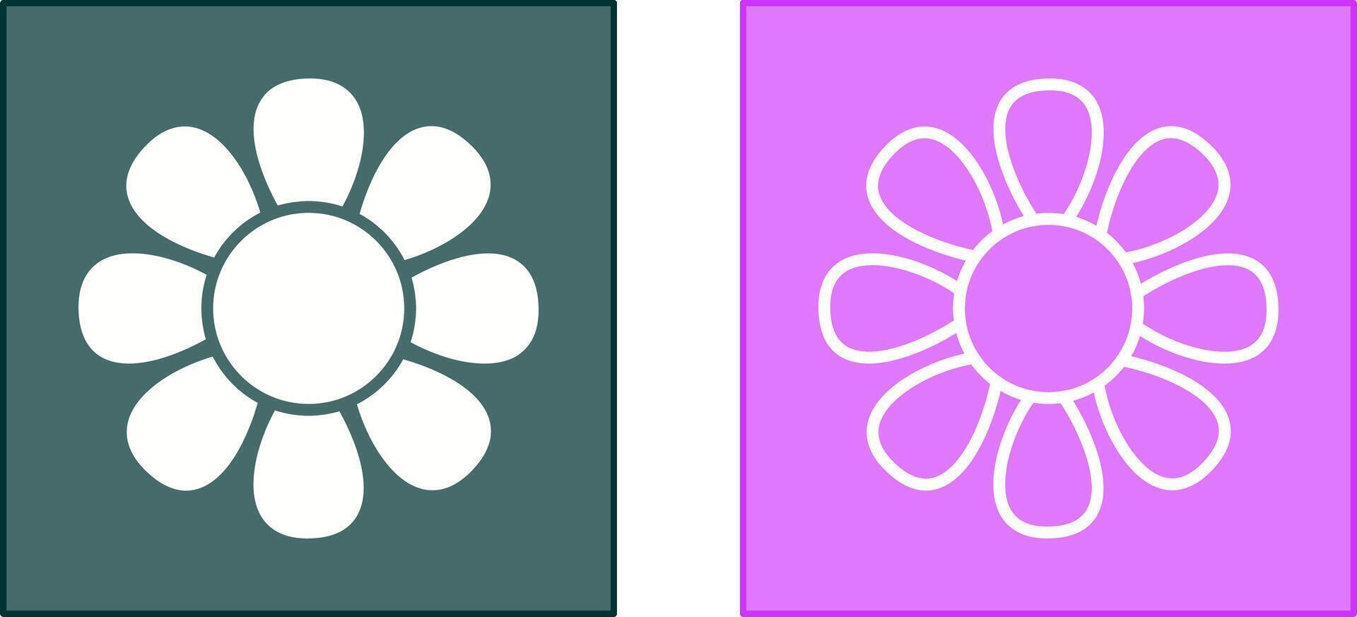 diseño de icono de flor vector