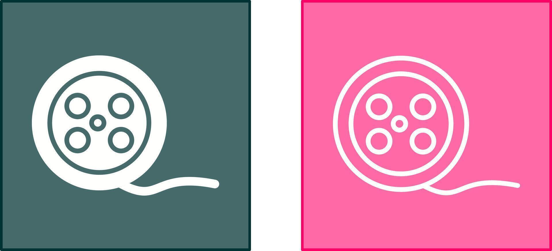 Reel Icon Design vector