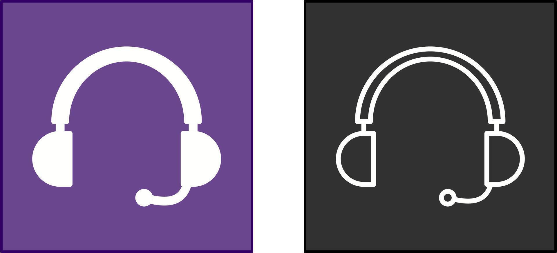 Headphones Icon Design vector