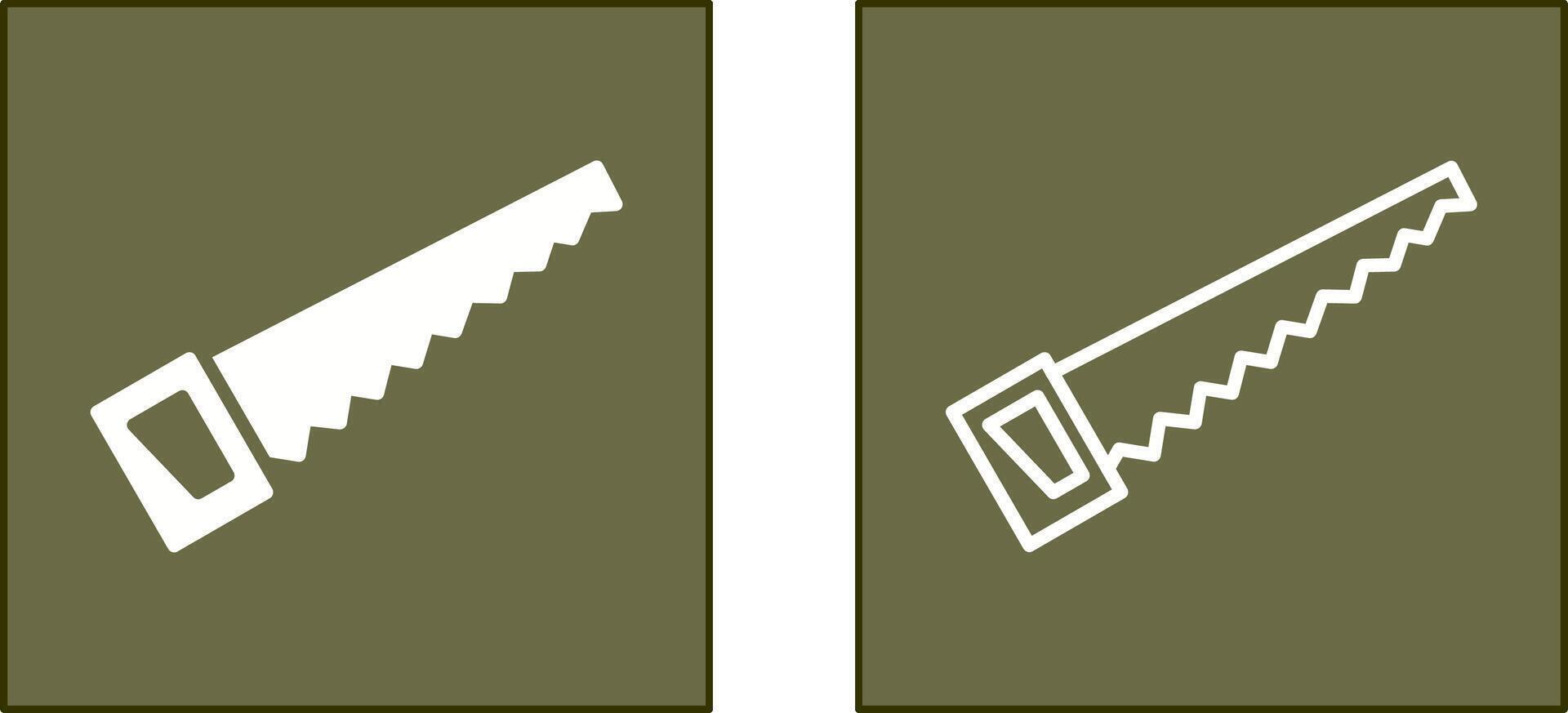 Handsaw Icon Design vector