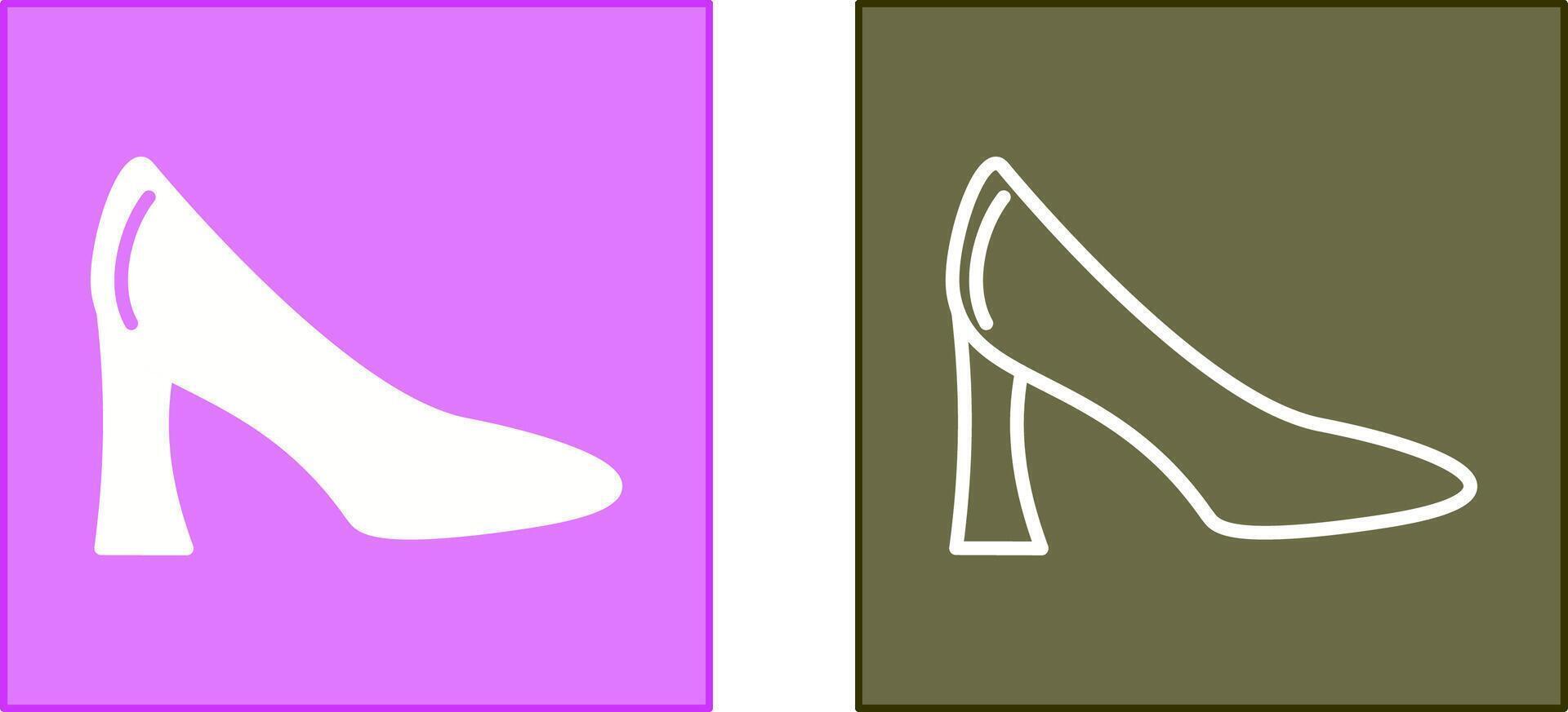 tacones de aguja icono diseño vector