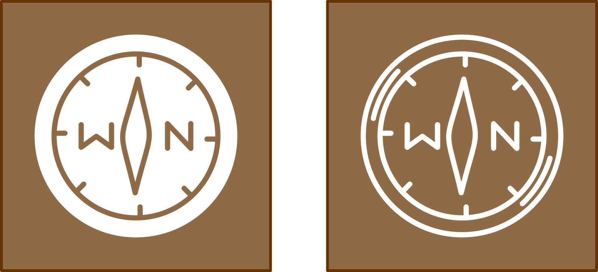 Compass Icon Design vector