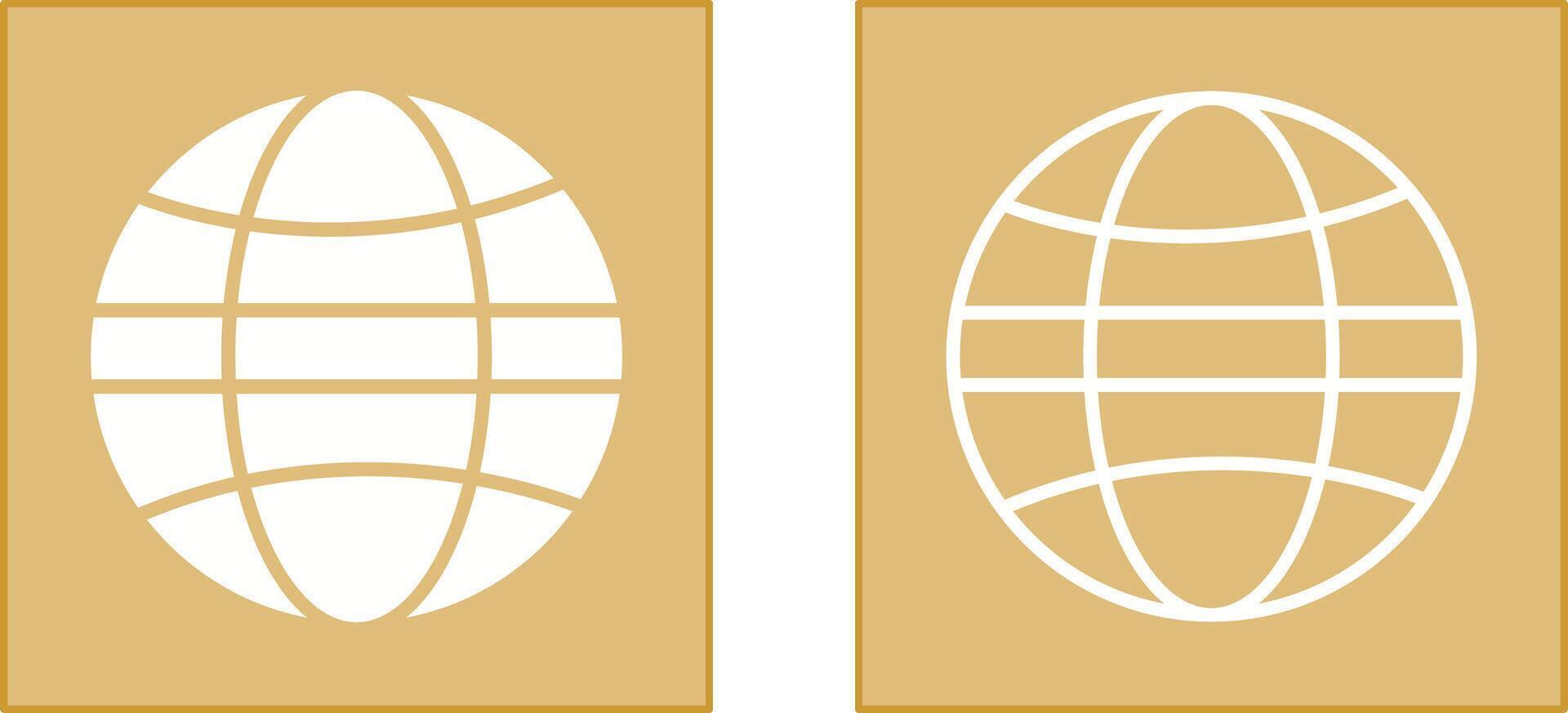 Globe Icon Design vector