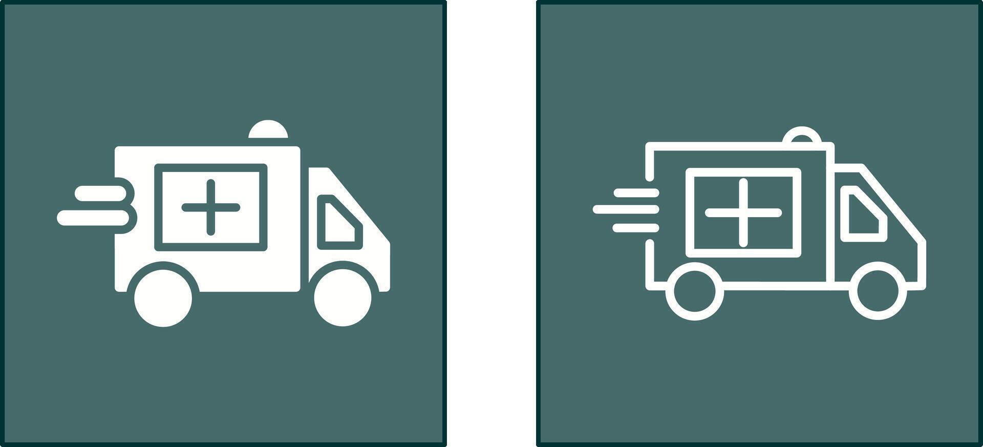 Ambulance Icon Design vector