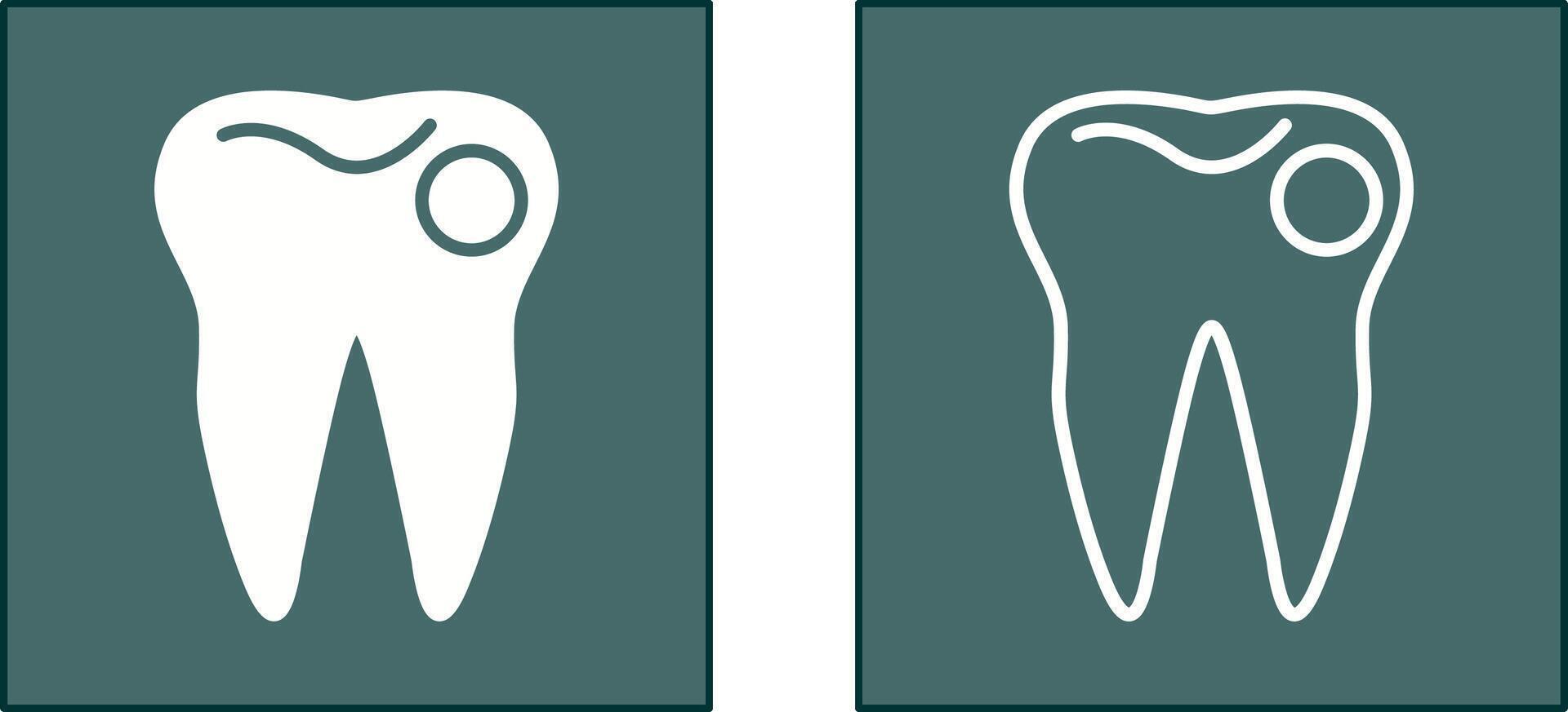 Tooth Icon Design vector