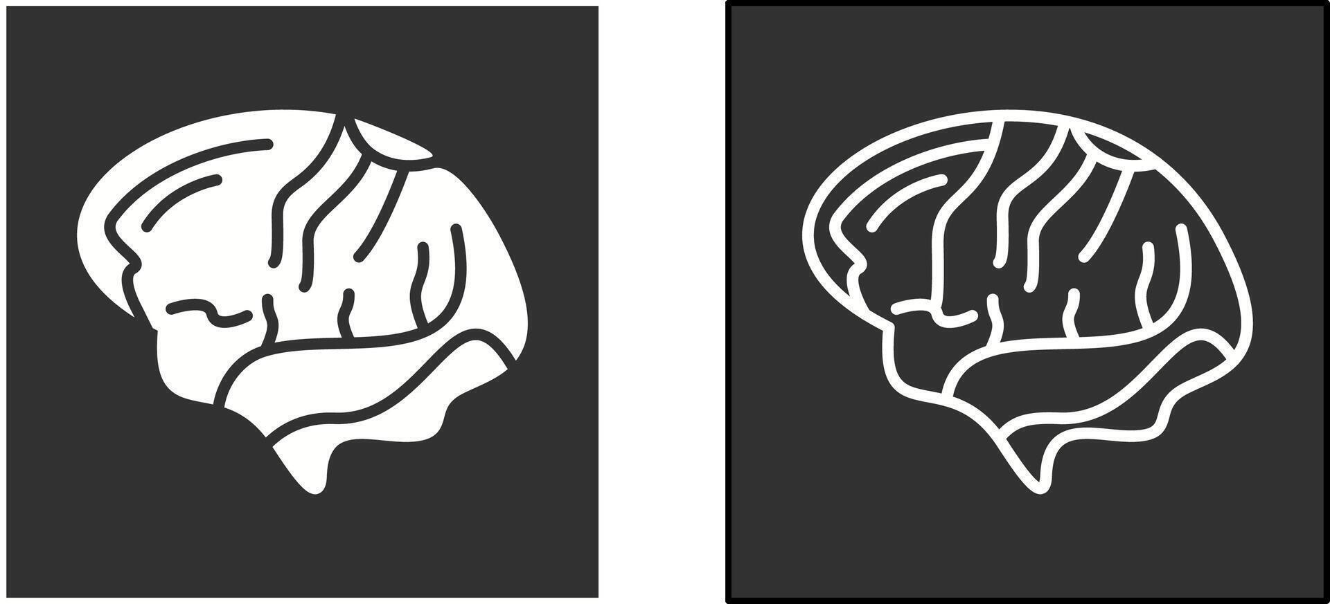Brain Icon Design vector