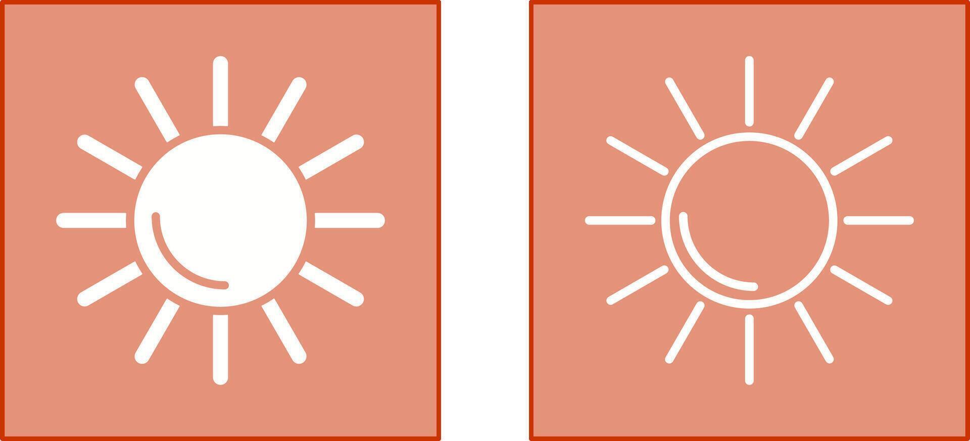 Sun Icon Design vector